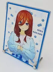 【中古】アクリルスタンド・アクリルパネル 中野三玖 アクリルプレート 「五等分の花嫁∬」 きゃにめ限定