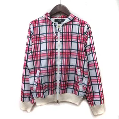 キャロウェイ CALLAWAY ジャケット パーカー チェック 切替 ニット 総裏地 S マルチカラー /YI