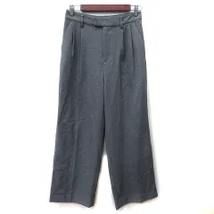 ホリデイ holiday ワイドパンツ ハイウエスト M グレー /YI