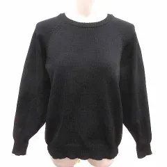 クラシカルエルフ CLASSICAL ELF ニット カットソー 2way カーディガン 長袖 M 黒 ブラック /YK