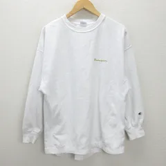 Q■チャンピオン/CHAMPION リバースウィーブ スウェットシャツ/トレーナー■白【レディースM】LADIES/32【中古】