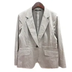 23区 オンワード樫山 テーラードジャケット シングル 46 S グレージュ /MN