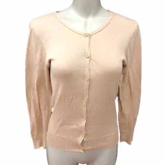 アナイ ANAYI カーディガン ニット 長袖 38 M ベージュ /YK