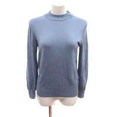 アーバンリサーチ ドアーズ URBAN RESEARCH DOORS ニット カットソー 長袖 ウール One 青 ブルー /YK