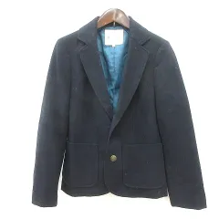 ロペピクニック ROPE Picnic テーラードジャケット シングル 総裏地 38 M 紺 ネイビー /MN