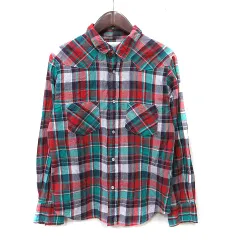 ニコアンド Niko and.. シャツ チェック 長袖 2 M マルチカラー /YI