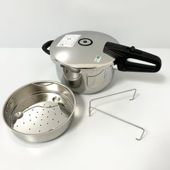 未使用 Fissler フィスラー ビタクイック 4.5L 圧力鍋 片手鍋 蒸し器付