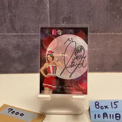 2015 BBM P★LEAGUE 中村美月 09/90 直筆サインカード Very Merry X'mas Red カード