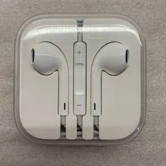 【未使用品】Apple iPhone付属 純正イヤホン イヤホンジャック式 音量調節可能 アップル社 アイフォン イヤホン 有線 音楽 音量