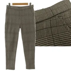 ザショップティーケー THE SHOP TK グレンチェックテーパードパンツ 040-67006 ウエストゴム ストレッチ ブラック 黒 ベージュ ブルー 青 M