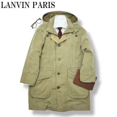 ランバン LANVIN PARIS フィールドコート 裏地キルティング フード付き ジャケット OUTER ビジネス カジュアル ビジカジ モード ベージュ メンズ
