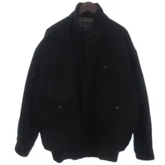 マックレガー マクレガー McGREGOR スタンドカラー ジャケット ブルゾン ウール ヴィンテージ 黒 ブラック 3L 大きいサイズ