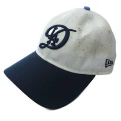 ニューエラ NEW ERA 美品 9TWENTY ロサンゼルスドジャース シティコネクト2トーンカラー キャップ 白 ホワイト 紺 ネイビー