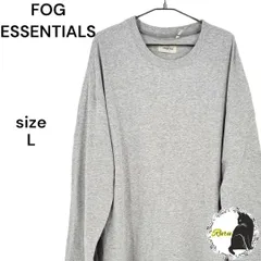 FOG ESSENTIALS エフオージー エッセンシャルズ 初期 ロングスリーブTシャツ グレー ビッグロゴ L