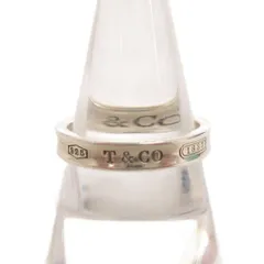 ティファニー TIFFANY & CO. ナロー 1837 リング 指輪 ロゴ 刻印 925 シルバー 約17.5号 アクセサリー 総重量 4.2g ☆AA★