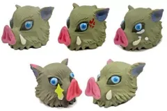 【中古】トレーディングフィギュア 全5種セット 「鬼滅の刃 伊之助の猪頭コレクション」