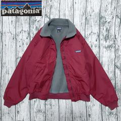 size S】USA製 96年 パタゴニア シェルドシンチラ 赤褐色 patagonia