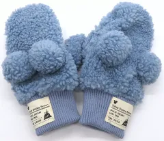 【中古】衣類 ミッキーマウス 手袋(ポンポン付き) ブルー 「ディズニー」 東京ディズニーリゾート限定