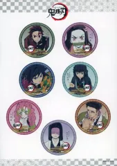 【中古】シール・ステッカー 柱合会議・蝶屋敷編A 過去コースター柄ステッカー 「鬼滅の刃×ufotable Cafe 竈門炭治郎 立志編 特別編集版放送記念コラボレーションカフェ」