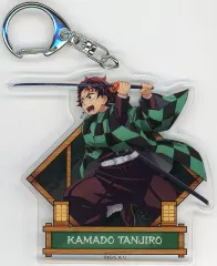 【中古】キーホルダー 竈門炭治郎 激闘アクリルチャーム 「劇場版 鬼滅の刃 無限城編 第一章 猗窩座再来」 劇場グッズ