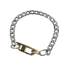 【中古品】DIESEL ディーゼル D LOGO BRACELET Dロゴ ブレスレット アクセサリー 【192-251129-as-34-izu】
