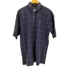 トミーヒルフィガー TOMMY HILFIGER ウインドウペン S/S ポロシャツ メンズ JPN：L 