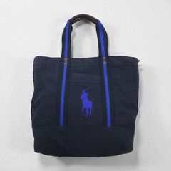 Polo Ralph Lauren ヴィンテージ加工 ビッグポニー キャンバス トート