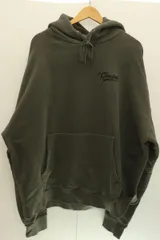 【中古】 genzai メンズパーカー L gzi Chain Pigment Hoodie genzai L グレー 灰 刺繍