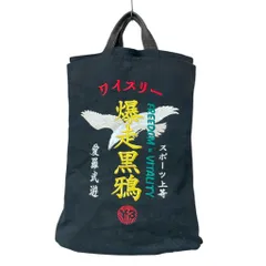 ワイスリー Y-3 爆走黒鴉 Roaring Black Crow CANVAS TOTE トートバッグ キャンバス 刺繍 FQ6965 黒 ブラック ☆AA★のサムネイル