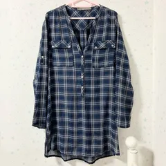 ザラベーシック ZARA チュニック 長袖 長袖シャツ チェック柄 秋服 ゆったり 状態良好