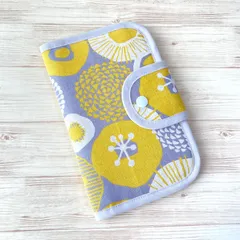 ハンドメイド お薬手帳ケース 母子手帳ケース 北欧 花柄