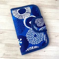 ハンドメイド お薬手帳ケース 母子手帳ケース 北欧 花柄