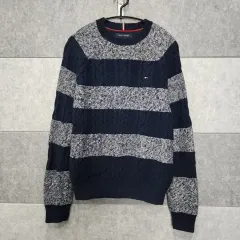 Tommy Hilfiger トミーヒルフィガー レディース ケーブル ラウンドニット (サイズ XS)