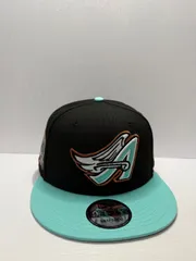 Newera ロサンゼルスエンゼルス 50thアニバーサリー 9fifty スナップバックキャップ ツートンカラー