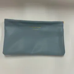 数量限定【ミニポーチ】 小銭入れ シンプル 薄型 レザーポーチ フェイクレザー サニタリーケース ライトブルー レザー調 シンプル 収納ポーチ かわいい 上品 軽量 小物整理