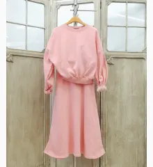 送料無料&送料込み#ほぼ新品#セット価格#裏起毛ピンクセットアップ