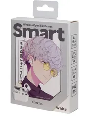 cheero Wireless Open Earphones Smart オープンイヤー フルワイヤレスイヤホン Bluetooth 5.3 自動ペアリング IPX5 技適 ハンズフリー マイク iOS Android Windows対応 CHE-645-WH