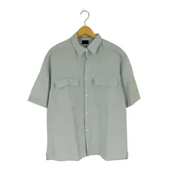 グリーンレーベルリラクシング GREEN LABEL RELAXING コットン シルク ボイル Wパッチポケット シャツ メンズ JPN：M 