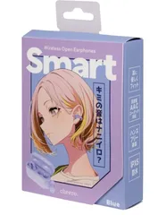 cheero Wireless Open Earphones Smart オープンイヤー フルワイヤレスイヤホン Bluetooth 5.3 自動ペアリング IPX5 技適 ハンズフリー マイク iOS Android Windows対応 CHE-645-BL