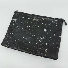 中古  ディーゼル ドリッピング  クラッチバッグ  ブラック  DIESEL  メンズ  セカンドバッグ  バッグ  ストリート系  黒系  【V1901-001】◇263