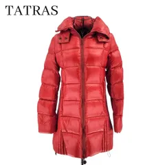 TATRAS タトラス ダウンジャケット ロングコート フーディー レッド 02のサムネイル