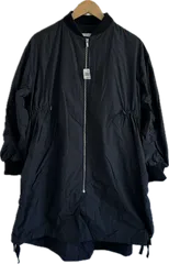 Z1638【美品】Ray BEAMSレイビームス　ナイロンコート　ジャケット　アウター　ブラック　レディース