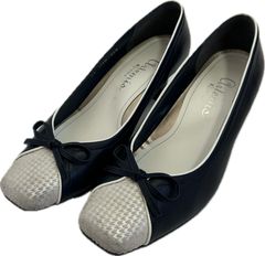 Z1596【美品】HIROFU ヒロフ スエードパンプス コートシューズ