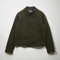 Polo Ralph Lauren 90年代 スウィングトップ ハリントンジャケット M オリーブ 比翼 サテン裏地
