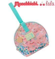 fafa [[몬치치 콜라보] FAELYN 보온 보냉 하트 스팽글들이 머그 케이스](F)