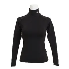 [プーマ] トレーニングウェア テック ライト 長袖モックネック Tシャツ 516806 [レデ レディース ブラック (01) 日本 M (日本サイズM相当) [プーマ ブラック (01)] [M]