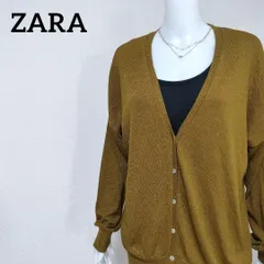 ザラ ZARA ゆったりオーバーサイズデザイン カーディガン ドロップショルダー