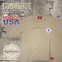 【USA製/90s】コンバース Tシャツ バックプリント シングルステッチ ゆるだぼ