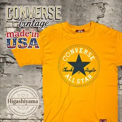 【USA製 90s】converse Tシャツ 赤デカタグ シングルステッチ 古着 L