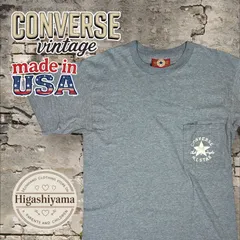 【希少/90s/USA製】コンバース Tシャツ シングルステッチ ポケT 古着